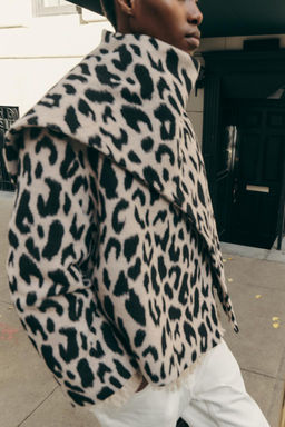 ZW COLLECTION WOOL SCARF COAT - Zara фото 2