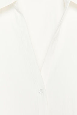 WIDE SHORT SLEEVE SHIRT - Zara фото 7