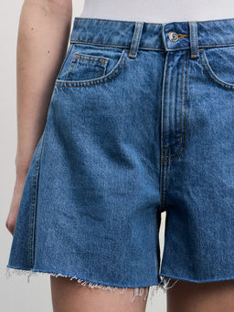 Джинсовые шорты А-силуэта / Zarina  фото 6