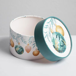 Коробка подарочная Новогодние игрушки, 12 х 8 см - Дарите счастье фото 2