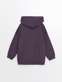 Kap??onlu Basic Uzun Kollu Erkek Bebek Fermuarl? Sweatshirt - Waikiki фото 3