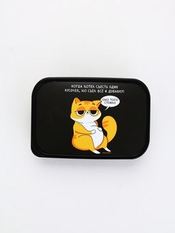 Ланч - бокс прямоугольный «Кот», 1200 мл