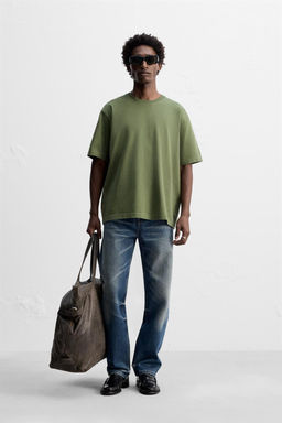 HEAVY WEIGHT SHORT SLEEVE T-SHIRT - Zara фото 2