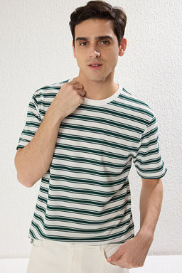 _ok Renkli Regular/Normal Kesim Dokulu T-Shirt TMNSS25TS00041 - Trendyolmilla фото 2