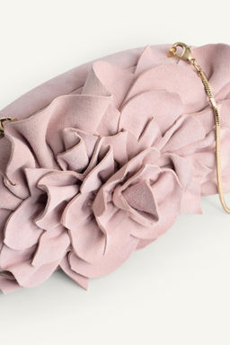 CLUTCH PIEL FLOR LIMITED EDITION / Rosa - Zara фото 5