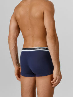 Цена за 2 штуки! Трусы боксеры мужские синие - Mark formelle фото 3