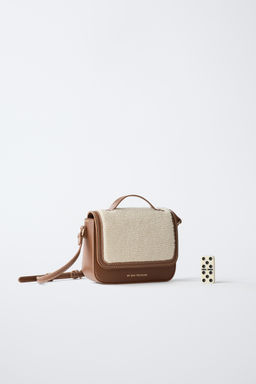 FAUX SHEARLING CROSSBODY BAG - Zara фото 6