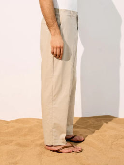 Брюки прямого фита из смесового льна ZR2605042113-36 / Zarina