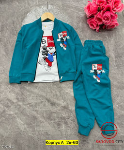 Костюм тройка из хлопка детский