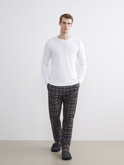 Standart Kal?p Ekose Erkek Pijama Alt