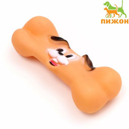Игрушка пищащая Веселая косточка для собак, 16 см