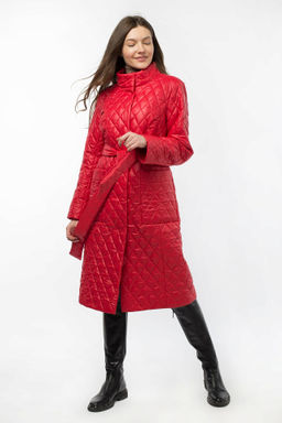 01-10539 Пальто женское демисезонное (пояс)