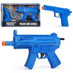 Набор полицейского, с оружием и наручниками, на батарейках, в коробке