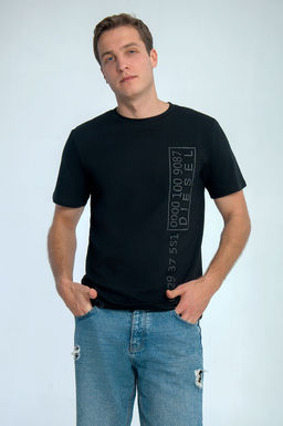 Арт. 67119 Футболка мужская 48-56 (5 шт) Цвет:черный - Идеал фото 2