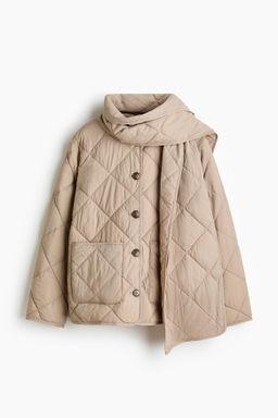 Chaqueta acolchada con bufanda THERMOLITE®