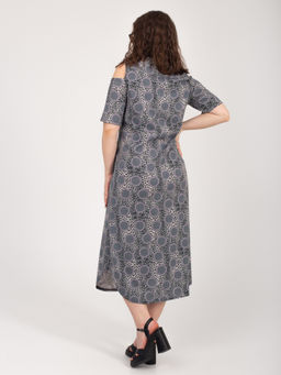Платье женское кулирка "ВЛАДА" ЛЕО СЕРЫЙ
