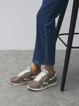 Женские кроссовки REEBOK CLASSIC NYLON Артикул 4494711, серо-коричневый