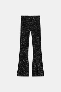FLARE SEQUIN LEGGINGS