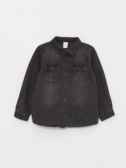 Basic Uzun Kollu Erkek Bebek Jean G?mlek