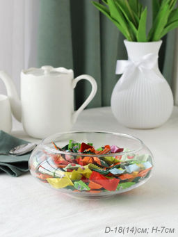 Ваза конфетница 14х7 см / H-18 /уп 48/755222