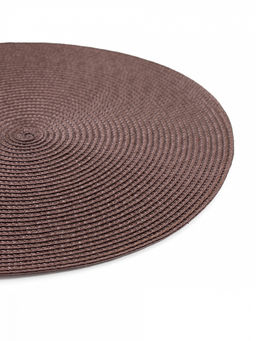 Набор салфеток сервировочных D36, 4 штуки коричневый полипропилен - Denastia фото 3