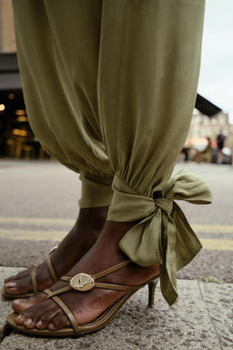 CUFFED HEM BALLOON TROUSERS - Zara фото 5