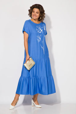 Платье Liliana 1421 василек  фото 4
