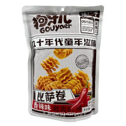 Снэки чипсы рисово - пшеничные пицца ролл с пряным вкусом Гоуяер/ Gouyaer, Китай, 188 г Акция