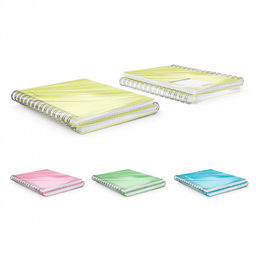 Цена за 12 шт. Тетрадь общая ученическая на спирали ErichKrause Neon, А4, 120 листов, клетка, ламинация глянцевая, структурное тиснение лён  фото 8