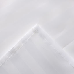 Штора в ванную «Этель. Полоска», 180×200 см, белая