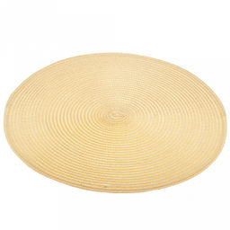 Салфетка под горячее (термосалфетка) Круглая д38см, ПВХ, цвет - персиковый (Китай) - Домашняя мода фото 2