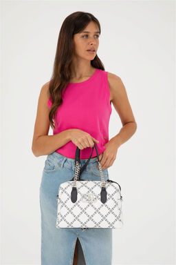 U. S. Polo Assn / Женская белая сумка через плечо