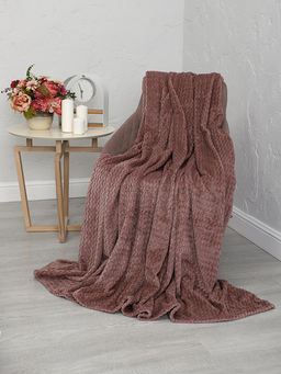 Плед Роял Плюш Пудра 150х200 - Амавес-текстиль фото 3