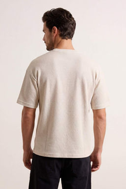 Antrasit Oversize/Genis Kesim Dokulu T-Shirt TMNSS26TS00017 - Trendyolmilla фото 11