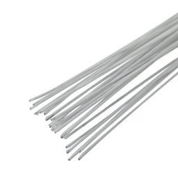 Blumentag FIW-0.55 Проволока флористическая в оплётке 0.55 мм сталь бумага 5 х 30 шт. 40 см №02 белый