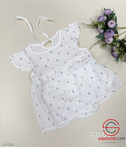 Боди-платье из мягкой ткани муслина