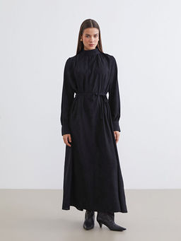 Dik Yaka Ku?akl? Elbise