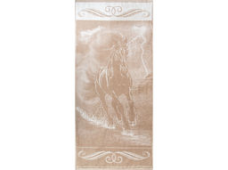 Полотенце махровое 6с102.511ж2 Огненная лошадь (лен3) 67х150см