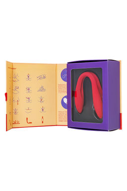 Многофункциональный вибратор для пар Satisfyer Elastic Joy, красный  фото 12