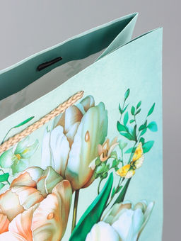 Цена за 2 шт. Пакет подарочный ламинированный вертикальный Блаженство, 26?12?32 см