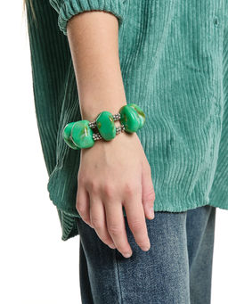 Браслет Камни PR2988 зеленый