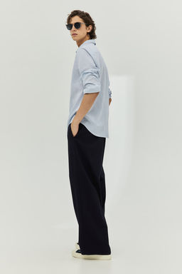 Camisa en mezcla de lino Regular Fit - H&m фото 4