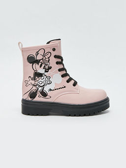 Fermuarl? Minnie Mouse Bask?l? K?z ?ocuk Bot - Waikiki фото 2