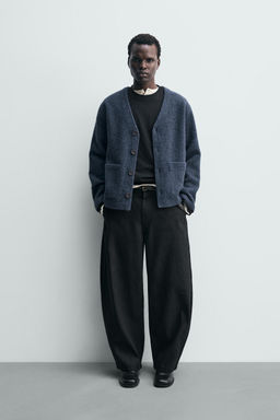 TEXTURED WOOL CARDIGAN - Zara фото 8