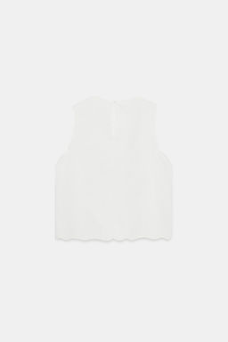 CAMISA BORDADOS ZW COLLECTION / Blanco - Zara фото 6