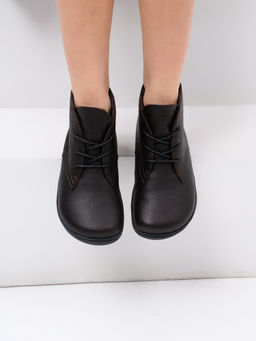 Ботинки женские демисезонные 208.NATAbl.Темно-коричневая оттима/Шерсть