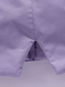 Парка зимняя подростковая для девочки с капюшоном сиреневого цвета 9538Sn - Valianly фото 15