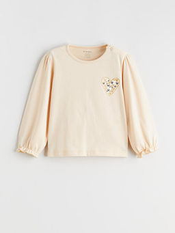 Bisiklet Yaka K?z Bebek Ti??rt