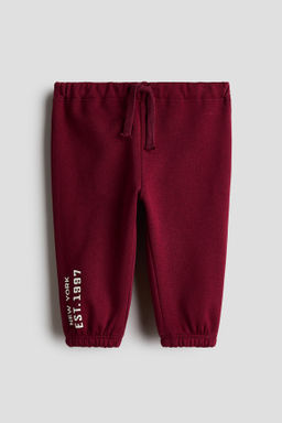 Joggers en tejido sudadera