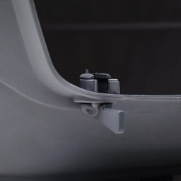 Переноска для животных до 9 кг Пижон, металлическая дверь, 43 х 29 х 27,5 см, бело-серая  фото 5